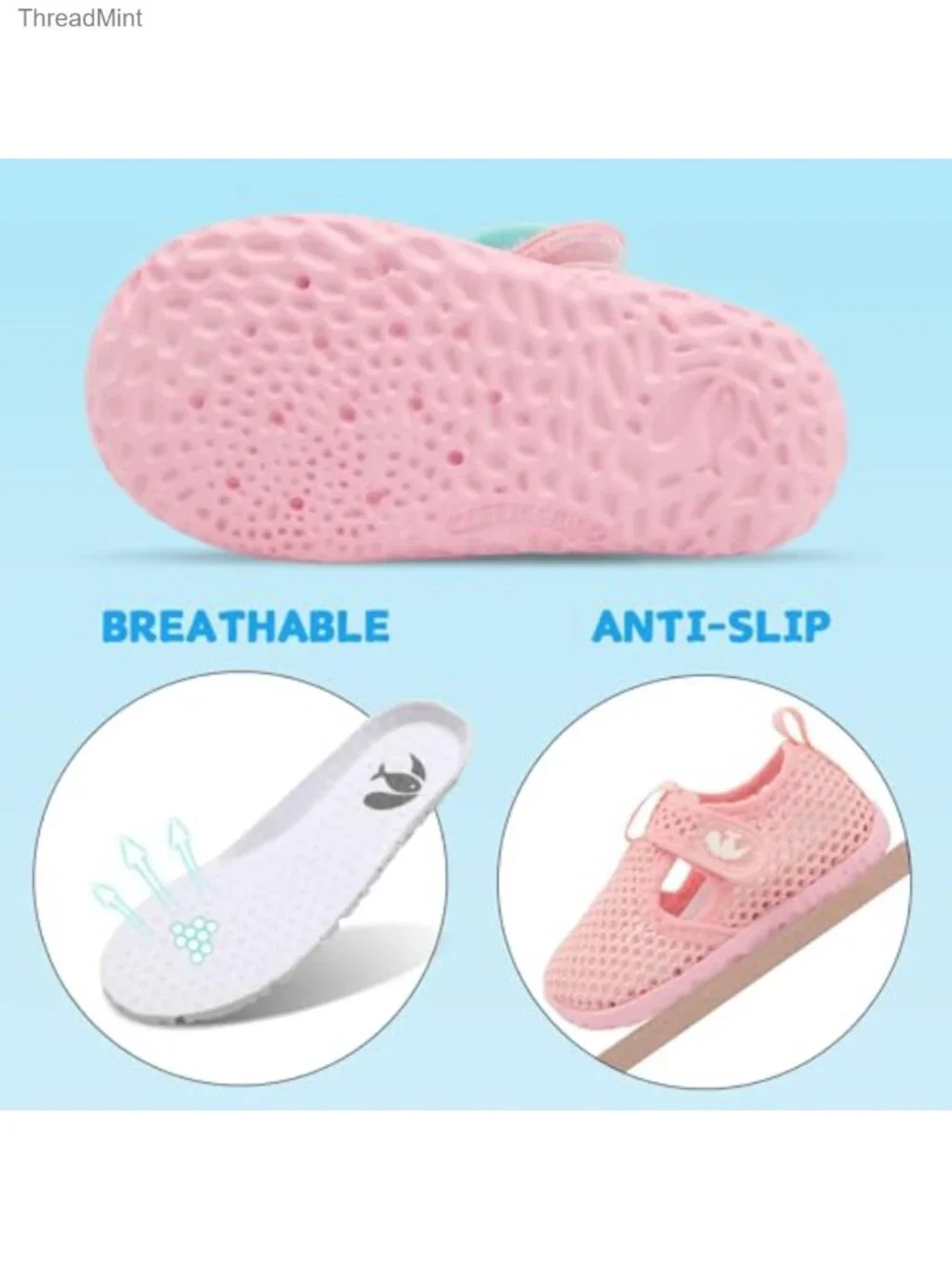 Baby Boys Girls Water Sport Shoes Barefoot Aqua Socks Quick-Dry Beach Swim Pool